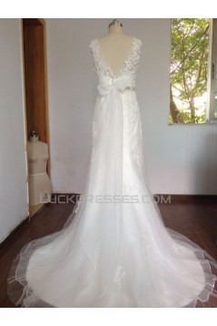 Trumpet/Mermaid Beaded Lace Bridal Wedding Dresses WD010627