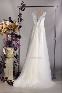 A-line Lace Bridal Wedding Dresses WD010629