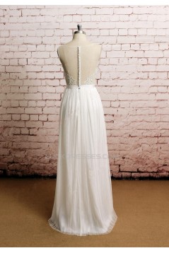 Sheath/Column Lace Bridal Wedding Dresses WD010639