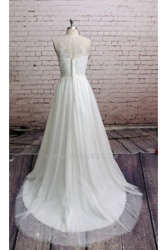 A-line Lace Bridal Wedding Dresses WD010645