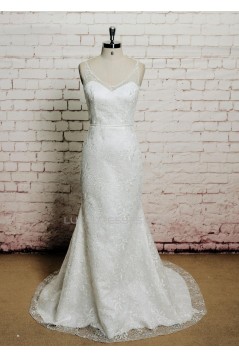 Trumpet/Mermaid Lace Bridal Wedding Dresses WD010649