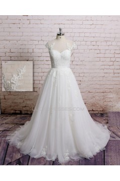 A-line Lace Bridal Wedding Dresses WD010651