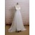 A-line Spaghetti Strap Lace Bridal Wedding Dresses WD010656