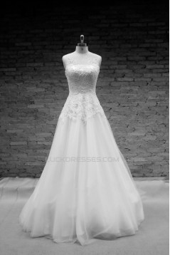 A-line Lace Bridal Wedding Dresses WD010660