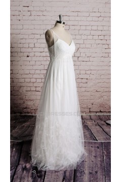 A-line V-neck Bridal Wedding Dresses WD010686