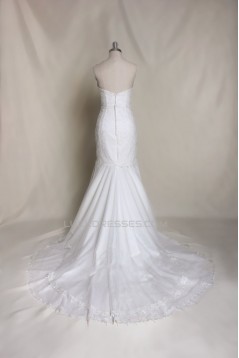 Trumpet/Mermaid Sweetheart Lace Bridal Wedding Dresses WD010697