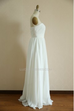 A-line Chiffon Bridal Wedding Dresses WD010805