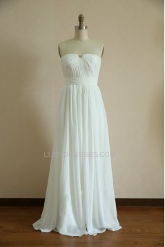 A-line Chiffon Bridal Wedding Dresses WD010805