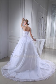 Ball Gown Sweetheart Beaded Appliques Most Beautiful Wedding Dresses 2030018