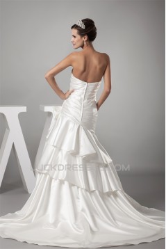 Amazing A-Line Sweetheart Bows Sweet Wedding Dresses 2030051