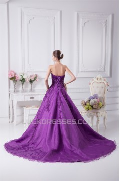 A-Line Strapless Beading Sleeveless New Arrival Wedding Dresses 2030088