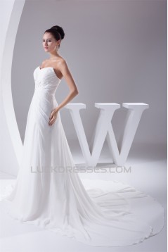 A-Line Sweetheart Beaded Applique Sweet Wedding Dresses 2030092