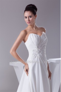 A-Line Sweetheart Beaded Applique Sweet Wedding Dresses 2030092