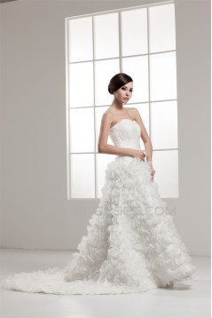 Wonderful A-Line Sweetheart Satin Sleeveless Wedding Dresses 2031063