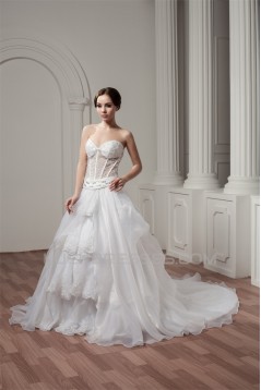 Wonderful Sleeveless Sweetheart Satin A-Line Best Wedding Dresses 2031073