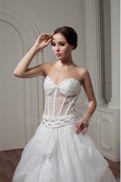 Wonderful Sleeveless Sweetheart Satin A-Line Best Wedding Dresses 2031073