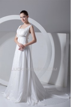 A-Line Square Sleeveless New Arrival Wedding Dresses 2031201