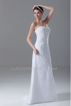 Sleeveless Soft Sweetheart A-Line Satin Organza Wedding Dresses 2031344