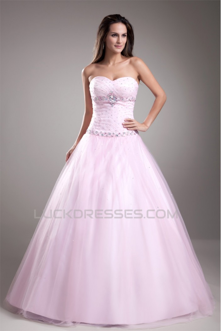 Sweetheart Ball Gown Beading Floor-Length Wedding Dresses 2031380