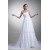 Sweetheart Chiffon Satin Sleeveless A-Line Wedding Dresses 2031382