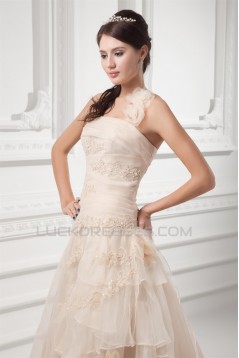 Wonderful Halter Ball Gown Sleeveless Satin Organza Wedding Dresses 2031428