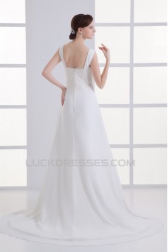 Wonderful Sweetheart Chiffon Lace Sheath/Column Wedding Dresses Maternity Wedding Dresses 2031433