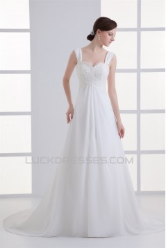 Wonderful Sweetheart Chiffon Lace Sheath/Column Wedding Dresses Maternity Wedding Dresses 2031433