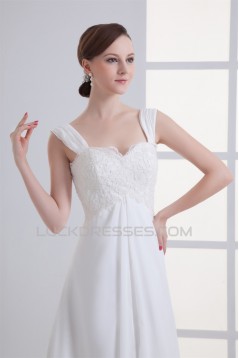 Wonderful Sweetheart Chiffon Lace Sheath/Column Wedding Dresses Maternity Wedding Dresses 2031433