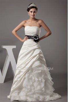 Soft Sweetheart Satin Taffeta Wedding Dresses 2030155