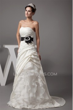 Soft Sweetheart Satin Taffeta Wedding Dresses 2030155