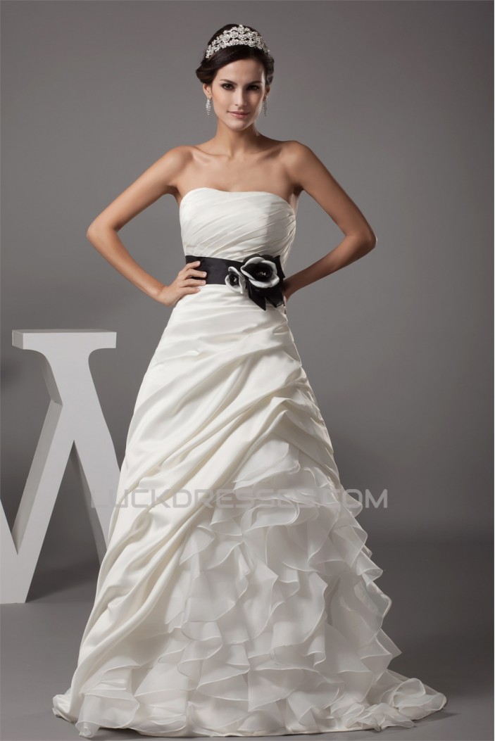 Soft Sweetheart Satin Taffeta Wedding Dresses 2030155