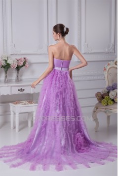 A-Line Satin Fine Netting Sleeveless Beading New Arrival Wedding Dresses 2030270