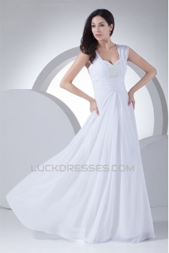 Sheath/Column New Arrival Chiffon Lace Beaded Wedding Dresses 2030344