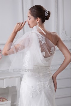 Trumpet/Mermaid One-Shoulder Lace Sweet Wedding Dresses 2030360