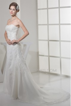 A-Line Beaded Lace Soft Sweetheart Wedding Dresses 2030436