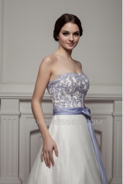Beautiful A-Line Sleeveless Satin Sweetheart Wedding Dresses 2030615