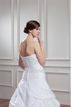 custom made Taffeta Sweetheart Sleeveless A-Line Wedding Dresses 2030659