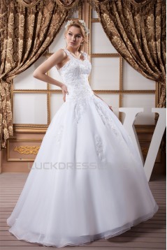 Great Satin Beaded Lace Sweetheart Ball Gown Wedding Dresses 2030729