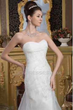 Hot Sale A-Line Sweetheart Sleeveless Lace Wedding Dresses 2030745