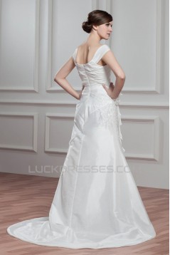 A-Line Off-the-Shoulder Lace Wedding Dresses 2030748