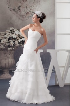 Latest Design Satin Sweetheart A-Line Sleeveless Wedding Dresses 2030759