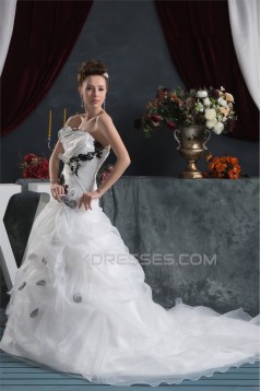 Latest Design Strapless Sleeveless A-Line Wedding Dresses 2030764