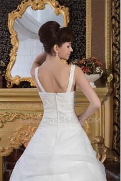 New Arrival Straps A-Line Sleeveless Satin New Arrival Wedding Dresses 2030784