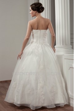 New Style Sweetheart Sleeveless A-Line Satin Lace Wedding Dresses 2030806