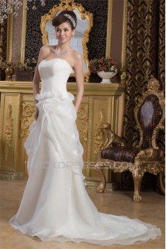 Princess Sweetheart Sleeveless Court Train Wedding Dresses 2030827