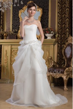 Princess Sweetheart Sleeveless Court Train Wedding Dresses 2030827