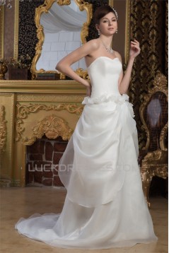 Princess Sweetheart Sleeveless Court Train Wedding Dresses 2030827