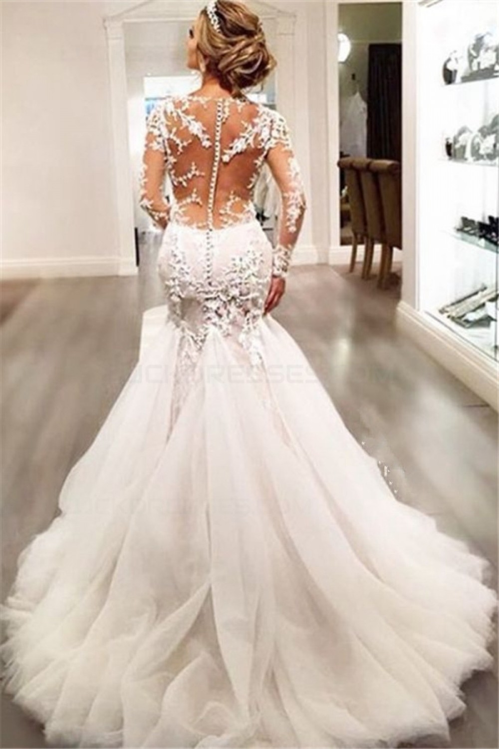 long-sleeves-mermaid-v-neck-lace-wedding-dresses-bridal-gowns-3030021