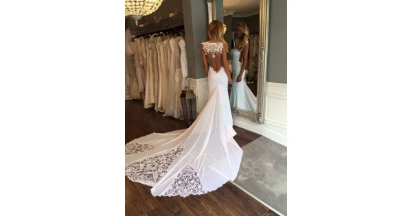 Mermaid Lace Wedding Dresses Bridal Gowns 3030023
