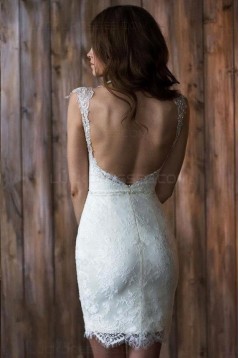 Lace Tulle Sleeveless Wedding Dresses Bridal Gowns 3030052